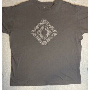 Rivian Mens 3x Tshirt Gray Nature Off Road Camping Outdoors Diamond Truck Jeep